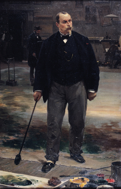 Portrait du peintre Rubé, décorateur de l'Opéra by Paul Mathey