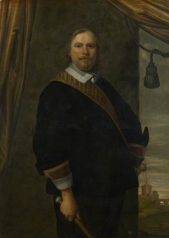 Portrait of a Dutch Commander (?) by Caesar van Everdingen