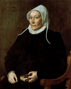 Portrait of a Woman aged Fifty-six by Cornelis Ketel