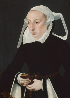 Portrait of a Woman with a Prayer Book by Barthel Bruyn the Younger