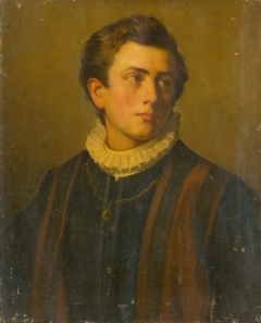 Portrait of a Young Man with a White Starched Collar by Anonymous