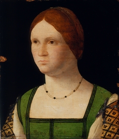 Portrait of a Young Woman by Anonymous