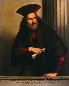 Portrait of Aloysio Garzoni by Pietro della Vecchia