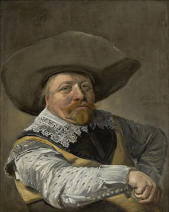 Portrait of an officer by Frans Hals