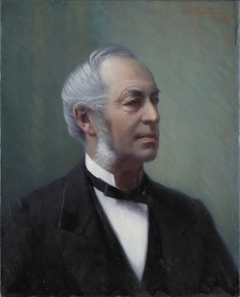 Portrait of Carl Abraham Pihl by Asta Nørregaard