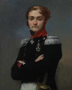 Portrait of Charles-Louis Regnault, an Officer from the Napoleonic War by Jean-Baptiste Regnault