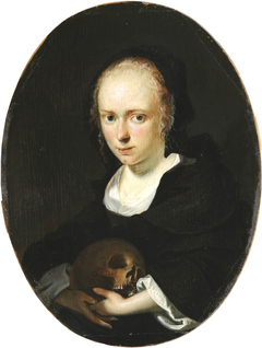 Portrait of Cornelia Bouwers, the artist’s wife by Karel Slabbaert