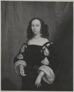 Portrait of Cornelia Strick van Linschoten by Cornelis Janssens van Ceulen