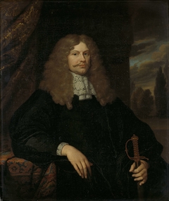 Portrait of Cornelis Backer (1633-81), councillor, alderman, and colonel of the Amsterdam militia by Caspar Netscher