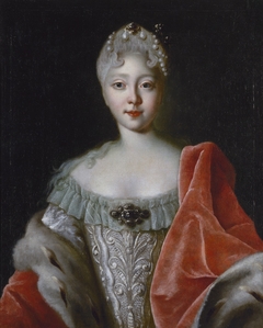 Portrait of Crown Princess Elizabeth Petrovna by Louis Caravaque