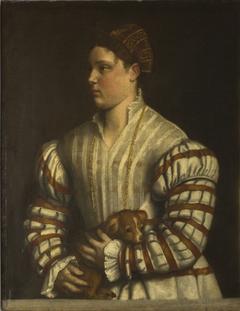 Portrait of Eleonora Averoldi by Moretto da Brescia