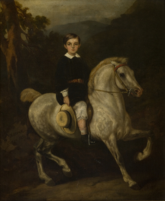 Portrait of General Hauke's Son by Juliusz Kossak