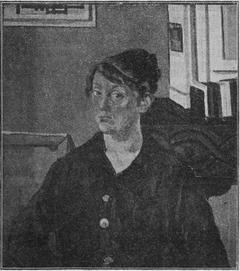 Portrait of Johanna Theodora Maria Schoondergang by Theo van Doesburg