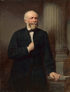 Portrait of Košice Banker Fiedler by Gyula Benczúr