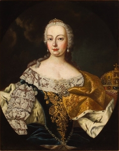 Portrait of Maria Theresa of Austria by Anonymous