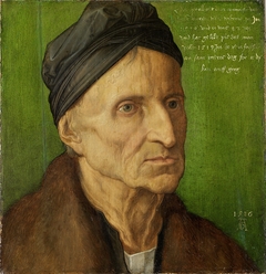 Portrait of Michael Wolgemut by Albrecht Dürer