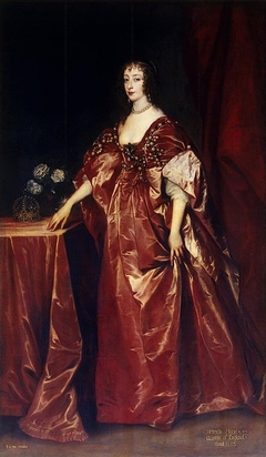 Portrait of Queen Henrietta-Maria by Anthony van Dyck