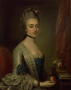 Portrait of Rachel Lopes Suasso (1740-1771) by Pierre Jouffroy