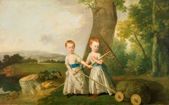 Portrait of the Blunt Children by Johann Zoffany