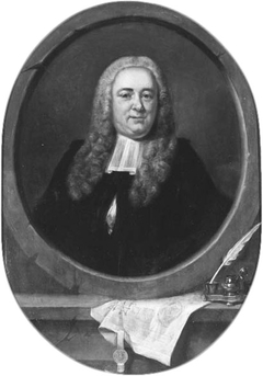 Portret van Petrus Wesseling (1692-1764) by Jan Maurits Quinkhard