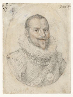 Portret van Piet Hein by Crispijn van de Passe I