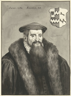 Portret van Van Slingelandt by Aert Schouman