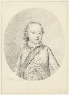 Portret van Willem V by Hendrik Pothoven