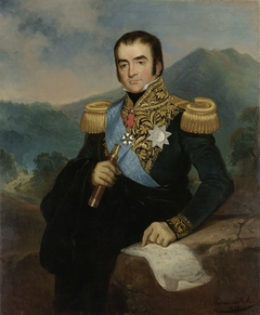 Posthumous Portrait of Herman Willem Daendels, Governor-General of the Dutch East Indies by Raden Sarief Bastaman Saleh