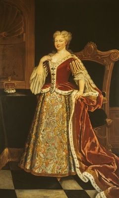 Queen Caroline of Brandenburg-Anspach, 1683 - 1737. Consort of George II by anonymous painter