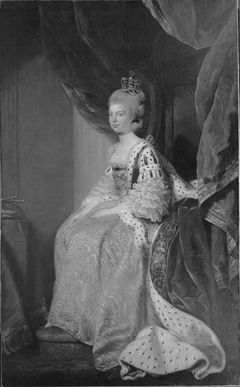 Queen Charlotte Sophia of Mecklenburg-Strelitz. Wife of George III by Joshua Reynolds