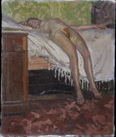 Reclining Nude (Thin Adeline) by Walter Sickert