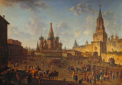 Red Square in Moscow by Fyodor Alekseyev