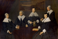 Regentesses of the Old Men's Almshouse by Frans Hals