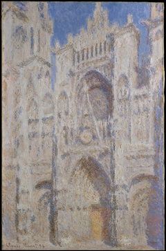 Rouen Cathedral, Portal, Sunlight by Claude Monet