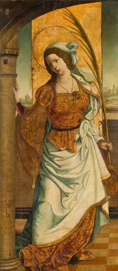 Saint Barbara by Master of Becerril