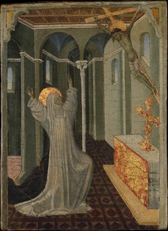 Saint Catherine of Siena Receiving the Stigmata by Giovanni di Paolo