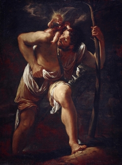 Saint Christopher Carrying the Infant Christ by Orazio Borgianni