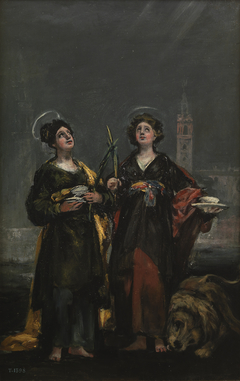 Saint Justa and Saint Rufina by Francisco Goya