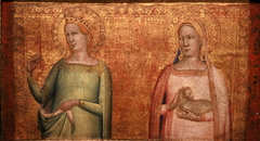 Saint Margret and Saint Agnes by Bernardo Daddi