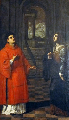 Saint Proculus of Pozzuoli and his mother Santa Nicaea by Artemisia Gentileschi