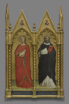 Saints Agnes and Dominic and Two Evangelist by Lorenzo di Niccolò