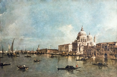 Santa Maria della Salute church in Venice by Francesco Guardi