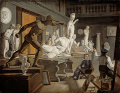 Scene from the Academy in Copenhagen by Knud Baade