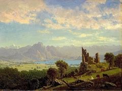 Scene in the Tyrol by Albert Bierstadt