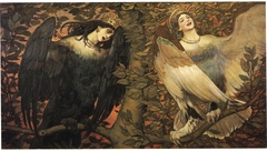 Sirin and Alkonost by Viktor Vasnetsov