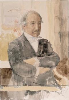 Sketch for the Portrait of Zacharias Topelius by Albert Edelfelt