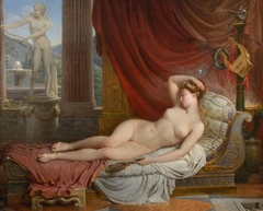 Sleeping Psyche by Louis Julien Jean Aulnette du Vautenet