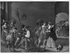 soldiers scene by Pieter Jansz. Quast