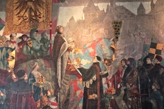 Solemn Entry of Emperor Sigismund in Strasbourg in 1414 by Léo Schnug