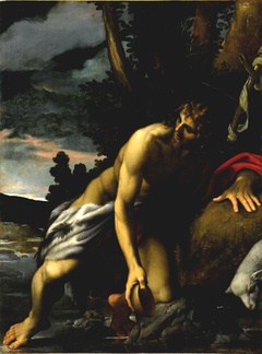 St. John the Baptist at the Fontain by Ludovico Carracci